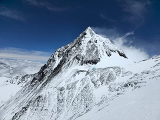 View across to Everest from the Lhotse Face