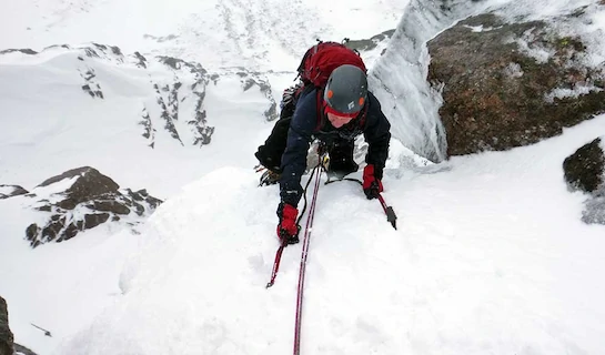 Improvers Snow and Ice climbing course. 28 Feb - 1 March