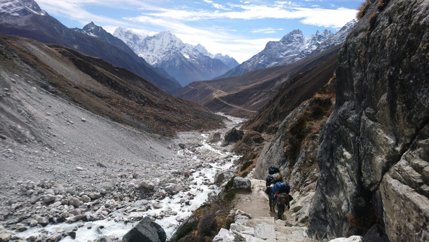 En route Machermo to Gokyo
